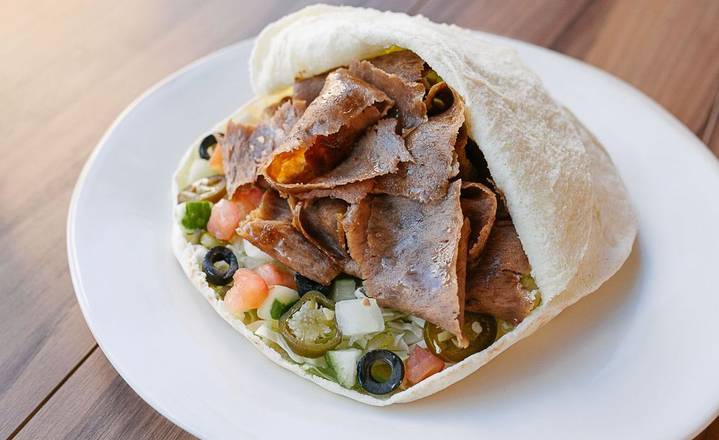 Large Beef Donair Pita Wrap
