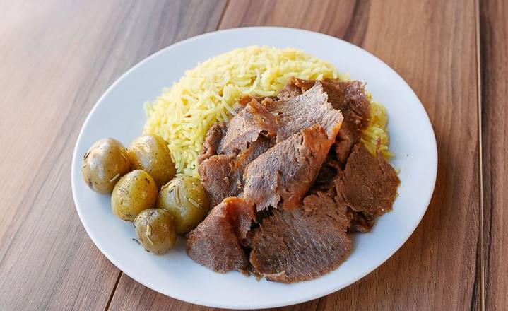 Beef Donair Rice Plate