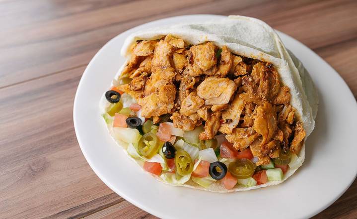 Large Chicken Donair Pita Wrap