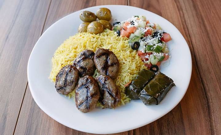 Kofte (Grilled Meatballs) Platter