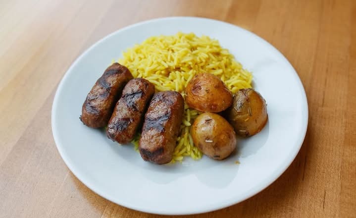 Donair Fingers Rice Plate-OO