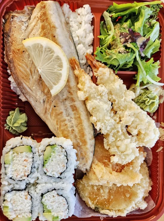 Grilled Saba Bento Box