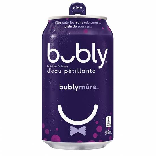 Bubbly Eau Pétillante Mûre/Sparkling Water Blackberry