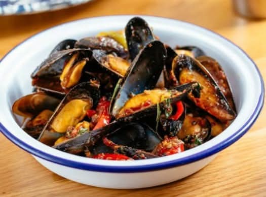 Stir Fried Mussels