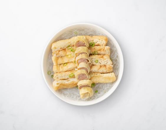 Tofu Puff & Glass Noodle Soup