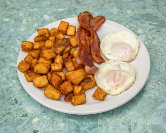 Hash Browns, Eggs, & Meat Combo