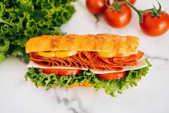 Spicy Genoa Salami Sandwich