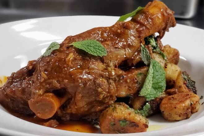 Saffron Lamb Shank