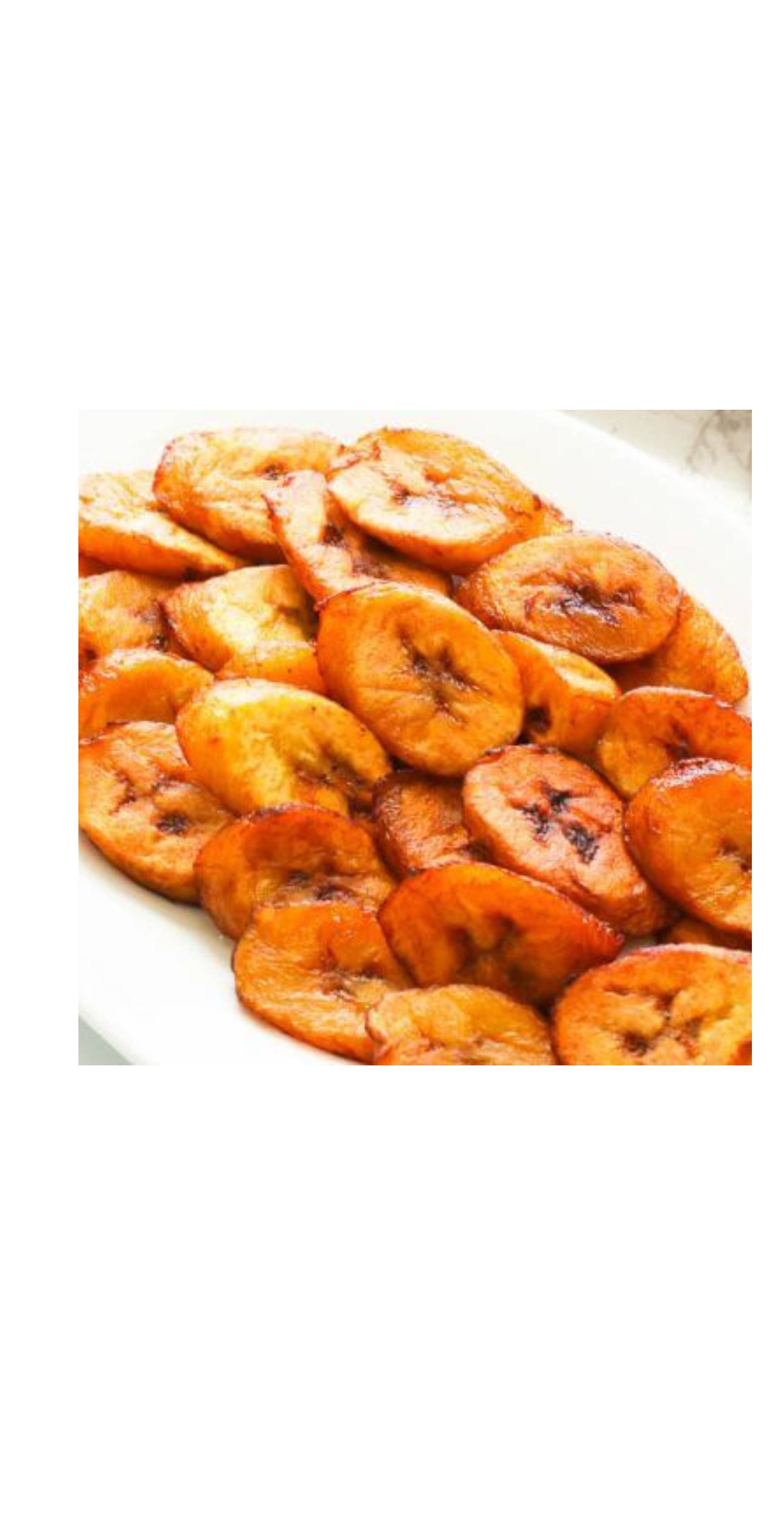 Fried ripe plantain (3pcs)