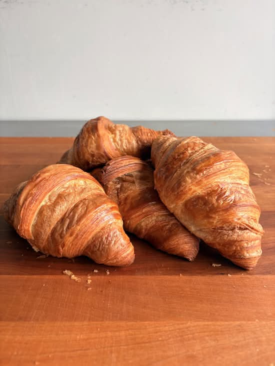 6 x Croissants au Beurre / 6x Butter Croissants