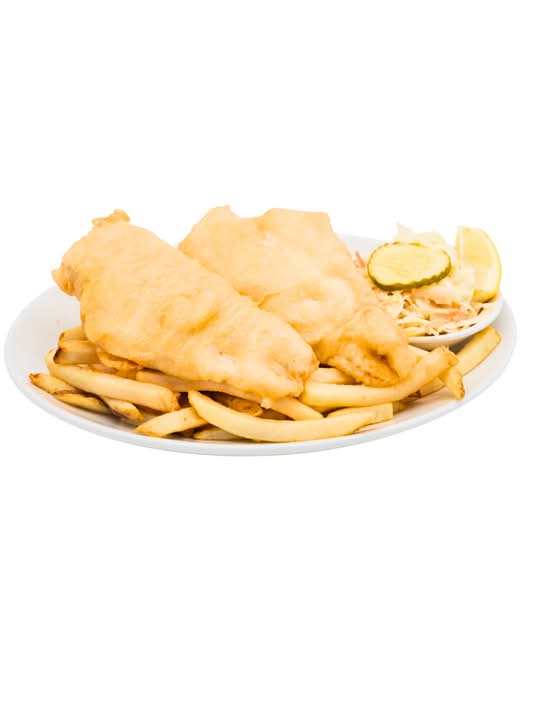 Fish (2 pcs) and Chips- 650 Cals