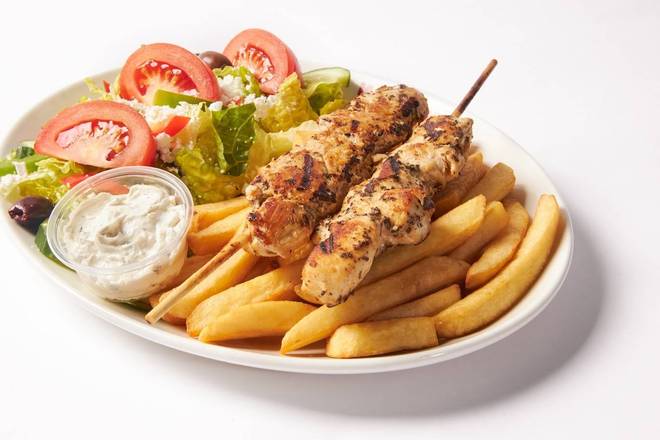 Chicken Souvlaki Dinner- 1120 Cals