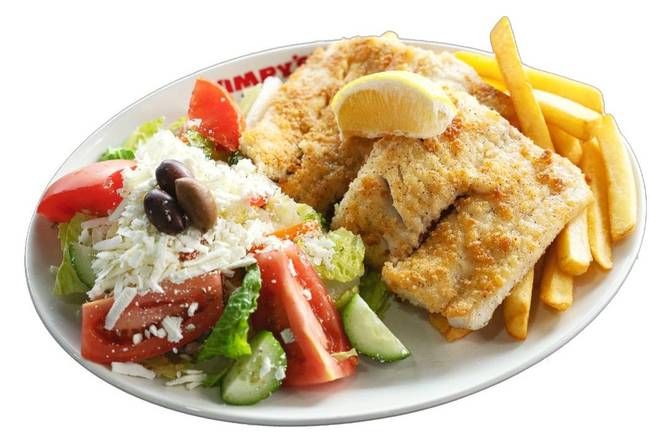 Grilled Haddock Dinner- 1040 Cals