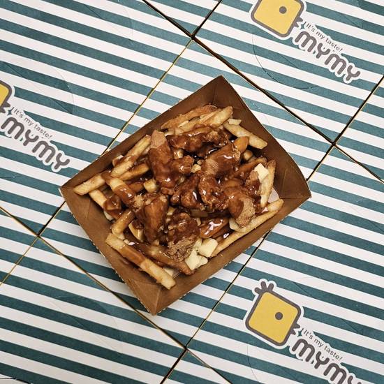Fried Chicken Poutine Large (Halal)
