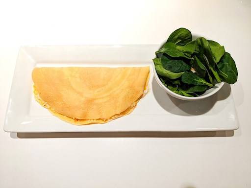 Crep'omelette Epinards / Spinach Crep'omelette