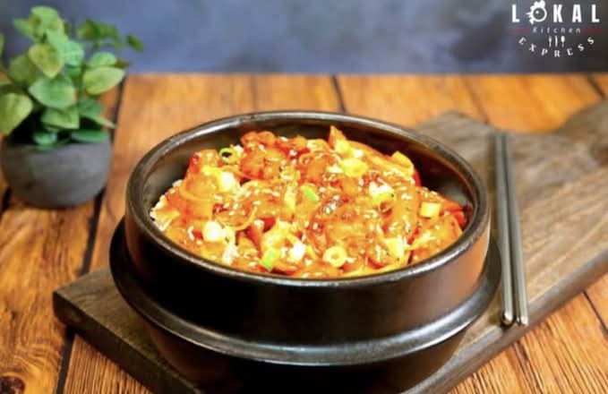DAK GALBI ( KOREAN SPICY CHICKEN STIR-FRY)