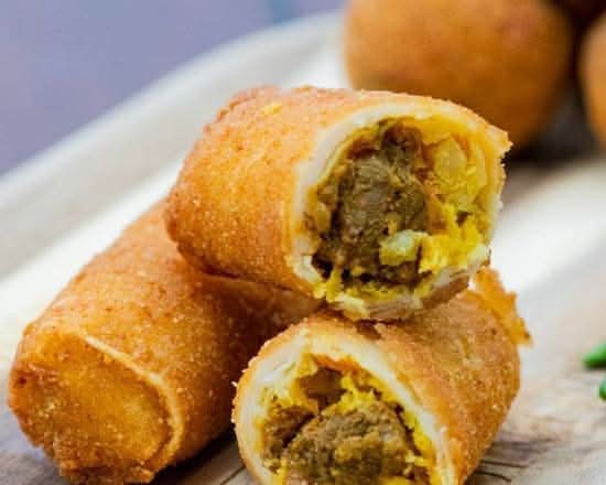 Goat meat stuffed signature Rolls(2pcs)