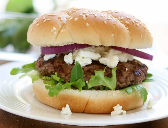 Warm Goat Cheese Burger