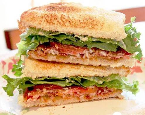 Bacon on Texas Sandwich
