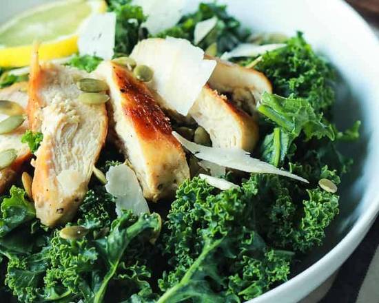 Royal Cajun Chicken Kale Caesar Salad