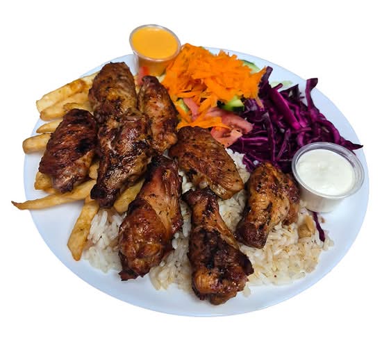 Assiette Ailes de Poulet (8 mcx) / Chicken Wings (8 pcs) Plate