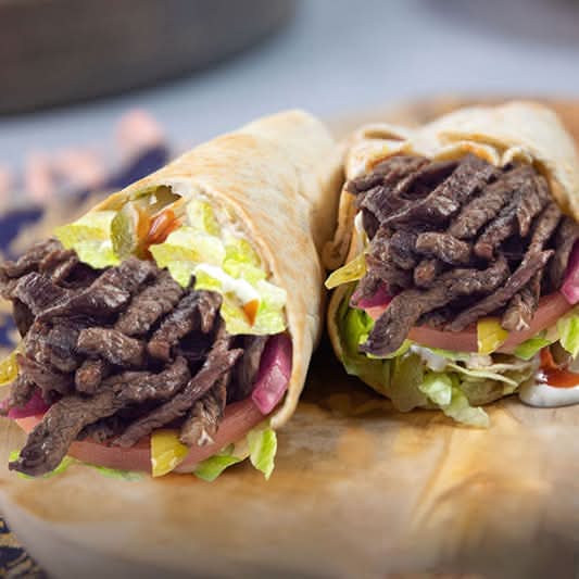Beef Shawarma Wrap Regular
