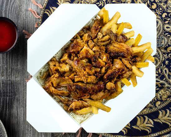 Express Box Chicken Shawarma Mixed - Rice & Fries