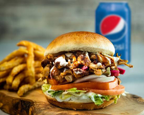 Chicken Shawarma Burger Combo