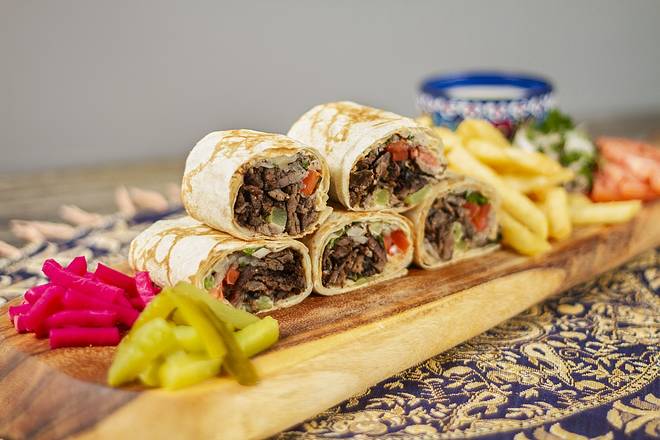Beef Shawarma Saj Meal