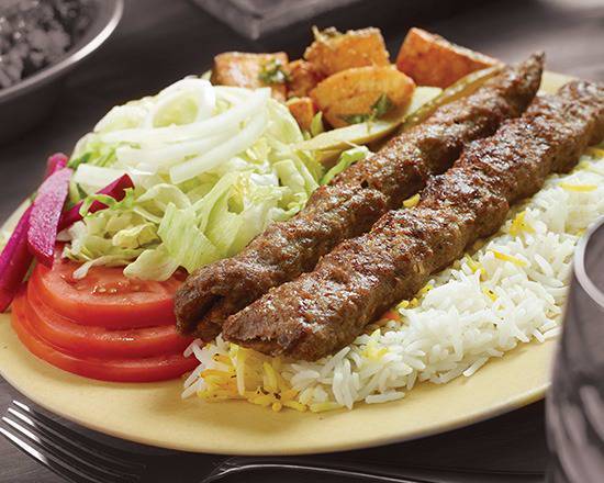 Chargrill BBQ Beef Kebab Plate Combo