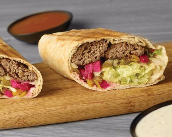 Large Chargrill BBQ Beef Kebab Wrap Combo