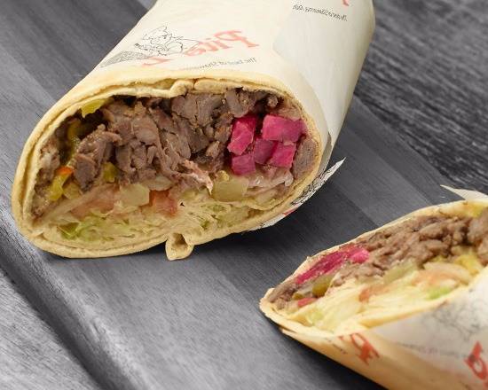 Large Beef Shawarma Wrap Combo