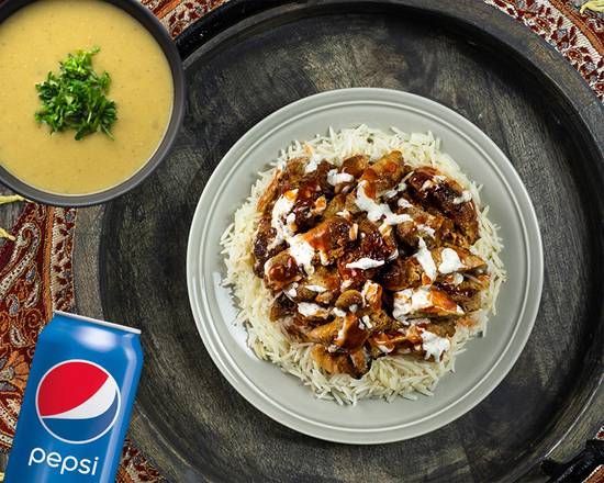 Express Box Chicken Shawarma - Rice Combo