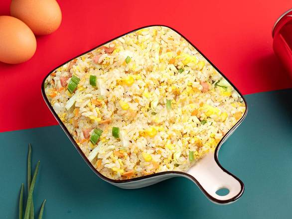 Riz Frit Yang Chow poulet et crevettes/ Yang Chow Fried Rice chicken and shrimp