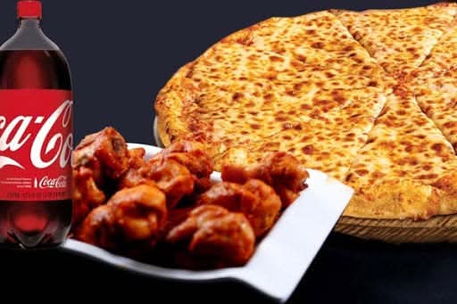The Medium Pizza and Chicken Wings Special