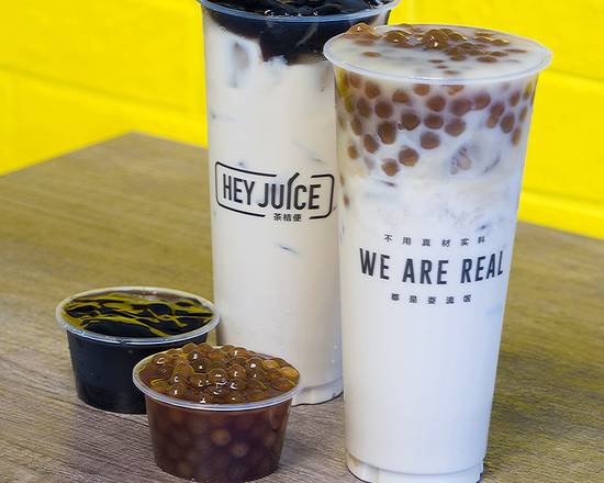 Milk Tea with Coconut Jelly