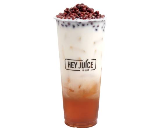 Milk Tea with Red Bean
