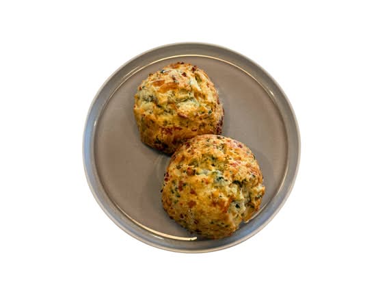 White Cheddar and Chive Scone