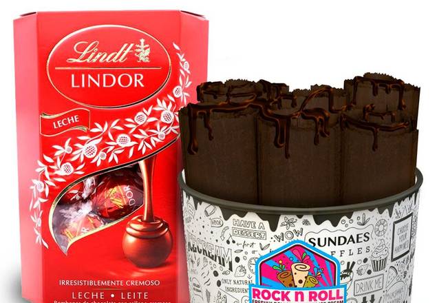 Lindt Rolled Ice-cream