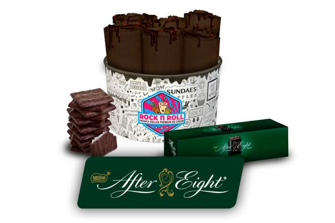 After-Eight Rolled Ice-cream