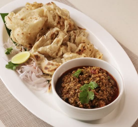 Lamb Keema(8 oz) & Malabar Parotta(1 pc)