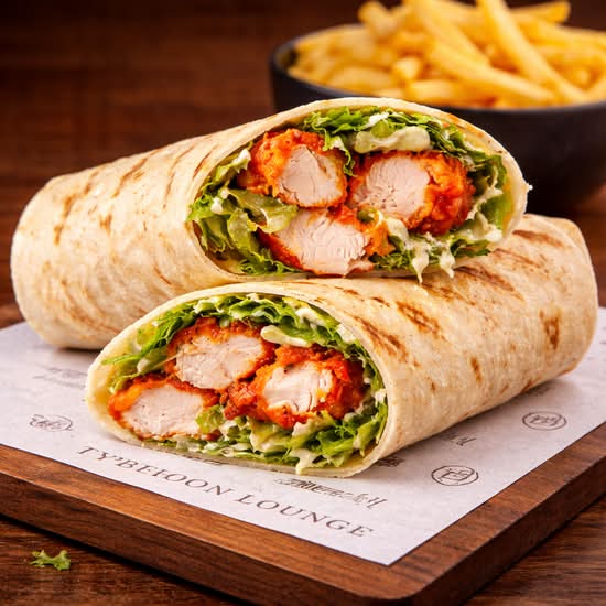 Trio Buffalo Chicken Ceasar Wrap