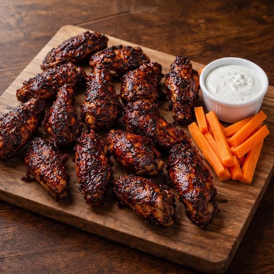 Roasted Asian Sticky Wings - 1lb
