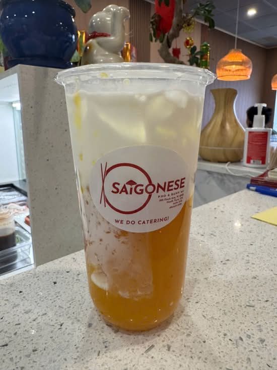 Jelly Jewel Mango Milk Tea