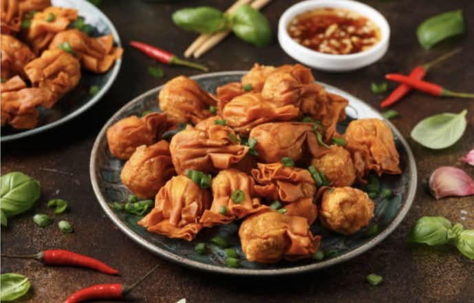 A2. Hoành Thánh Chiên Giòn - Crispy Fried Wontons