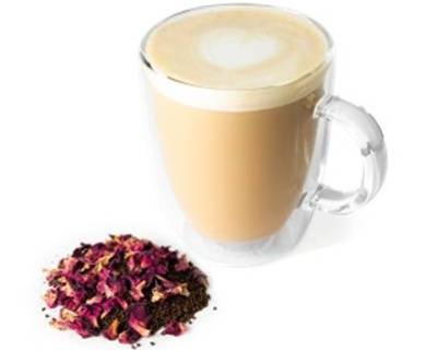 Rose Black Tea Latte