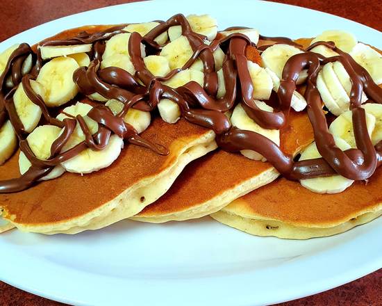 Banana Nutella Pancakes