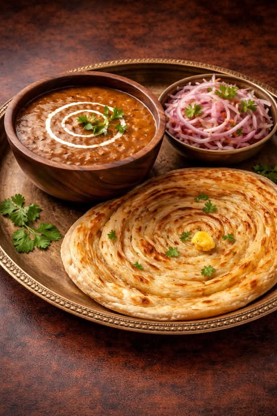 Dal Makhani Combo - Creamy & Rich I Lachha Paratha
