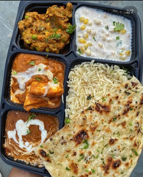 Royal Deluxe Thali | Full Indian Meal with Dessert