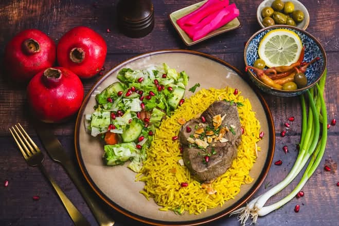Slow cooked Lamb